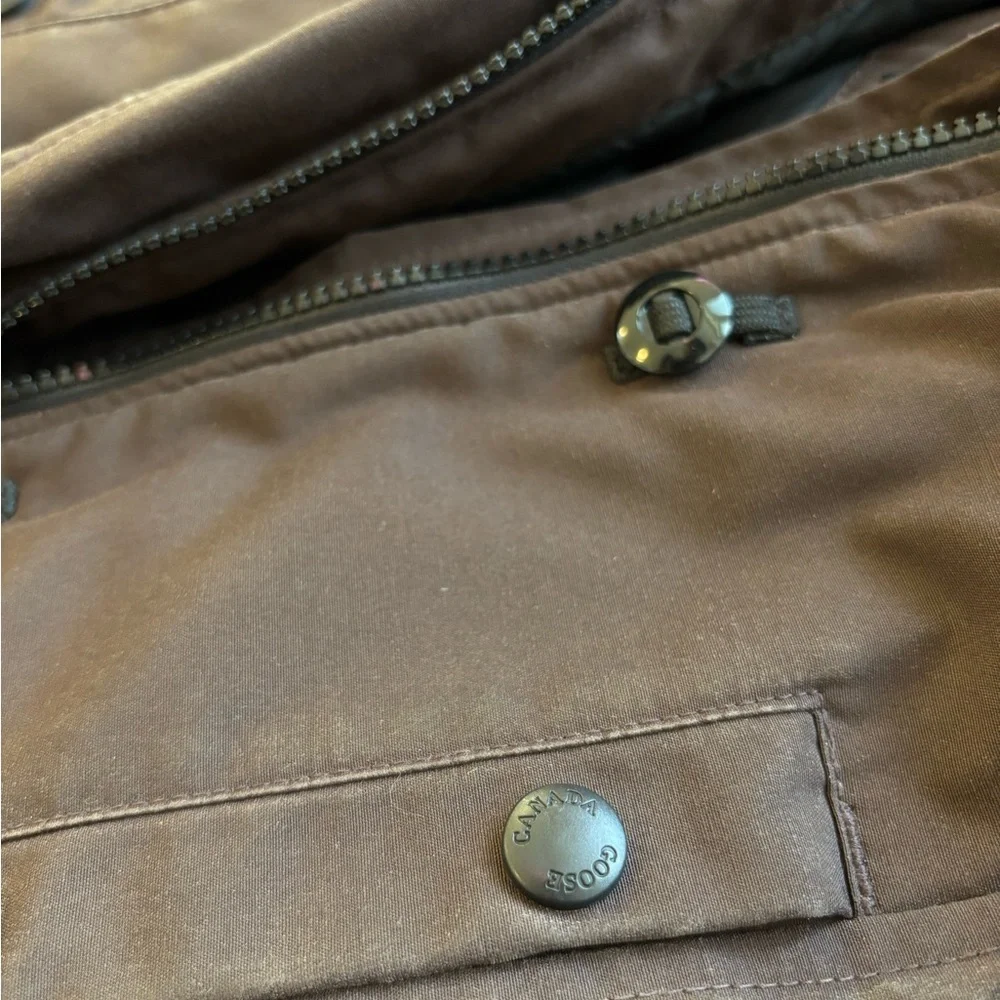 Canada Goose Women’s Brown Kensington Down Jacket Size XXS - Picture 3 of 16